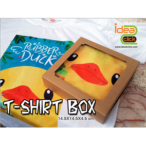 [T-SHIRT BOX-01] T-SHIRT BOX กล่องรักษ์โลกสีน้ำตาล สำหรับใส่เสื้้อ