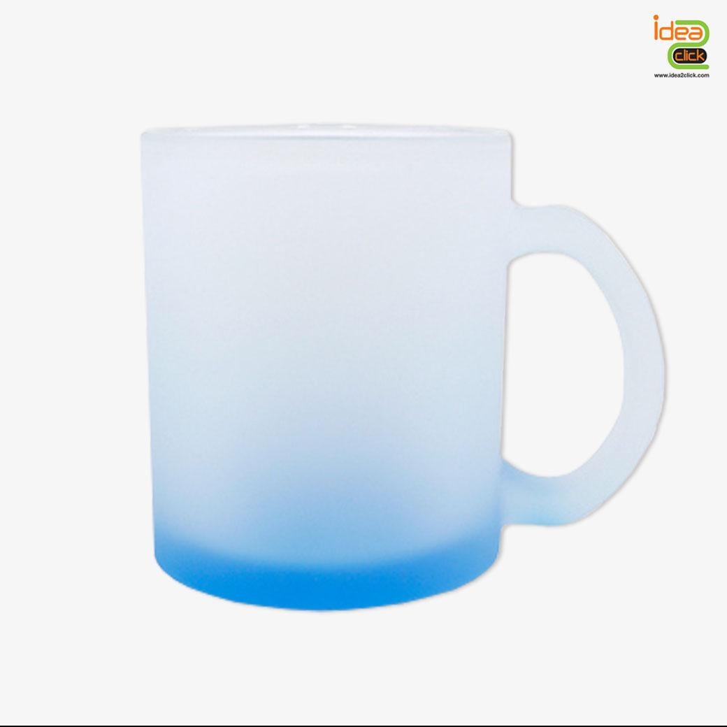 แก้วใสขุ่นก้นสี 11 oz. พิมพ์ภาพได้สวยงาม