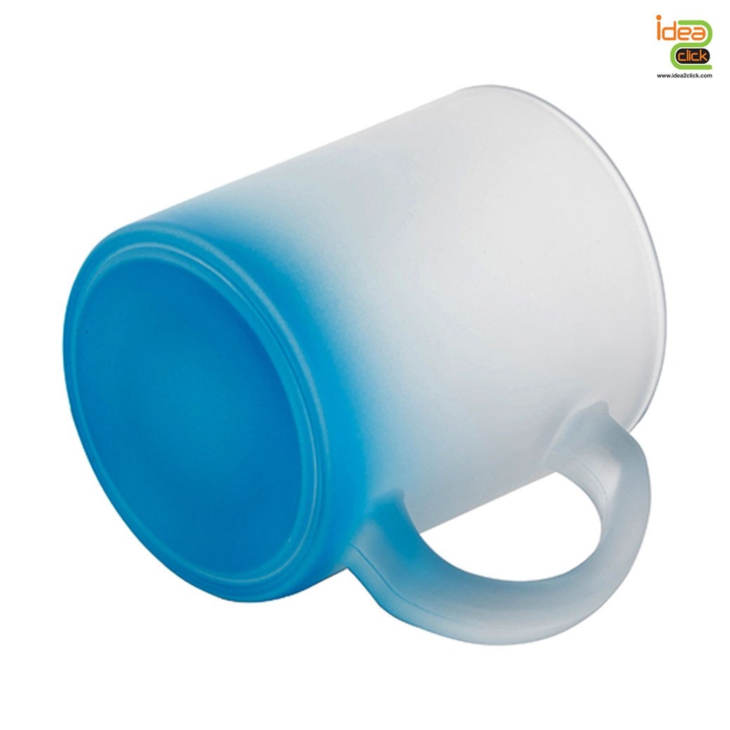 แก้วใสขุ่นก้นสี 11 oz. พิมพ์ภาพได้สวยงาม