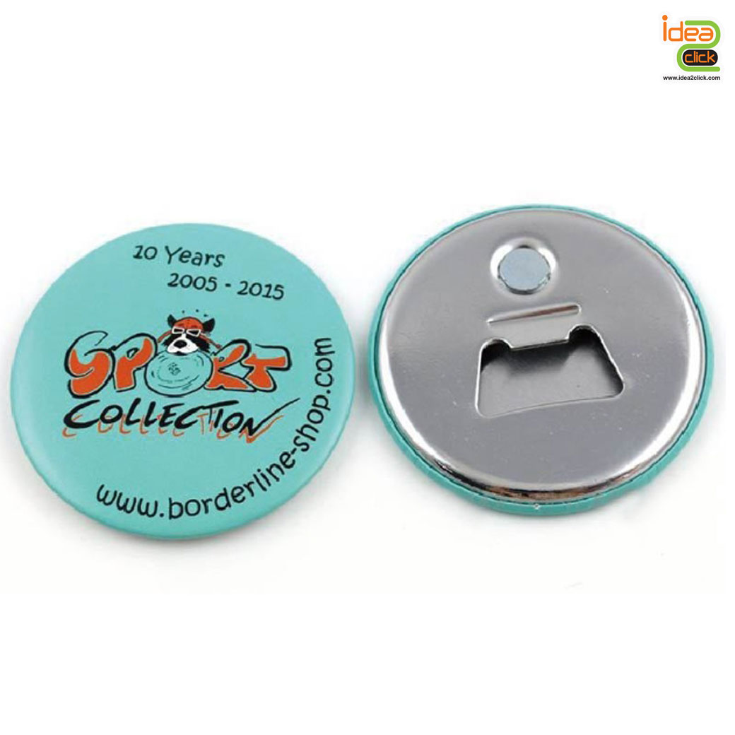 ที่เปิดขวดแม่เหล็กทรงกลม 58 mm.