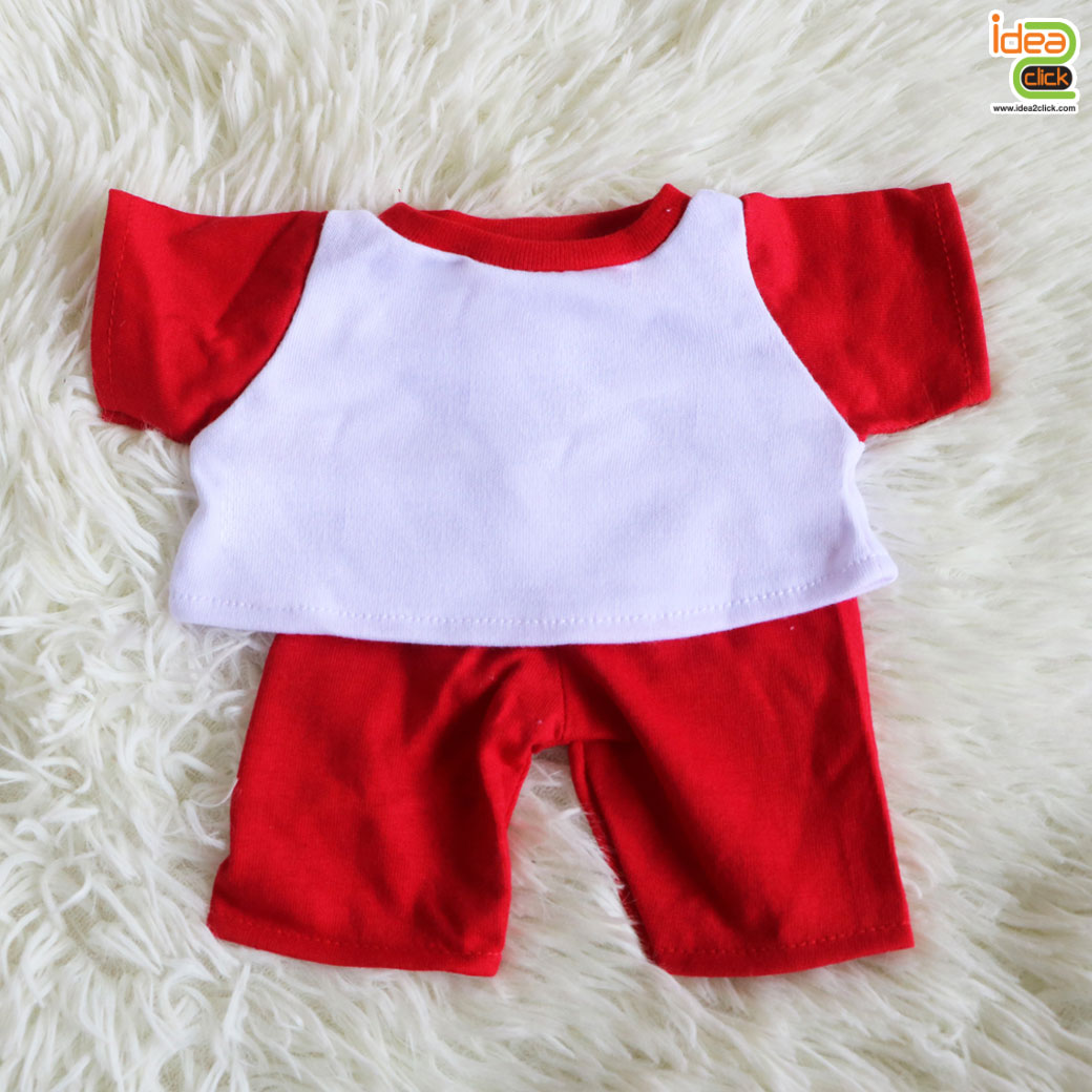 ตุ๊กตาหมี Teddy Bear ใส่เสื้อพิมพ์ลายได้ NEW!