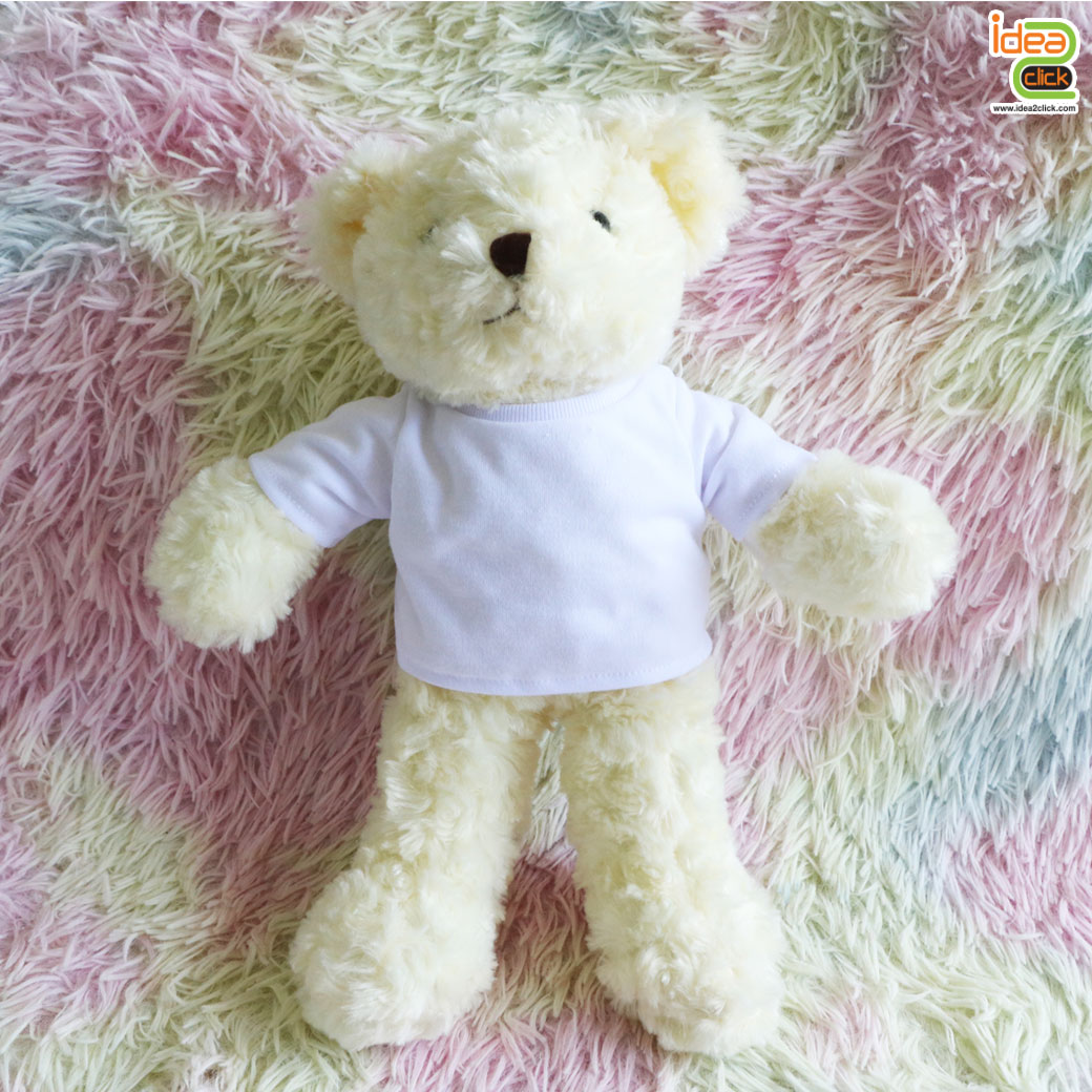 ตุ๊กตาหมี Teddy Bear ใส่เสื้อพิมพ์ลายได้ NEW!