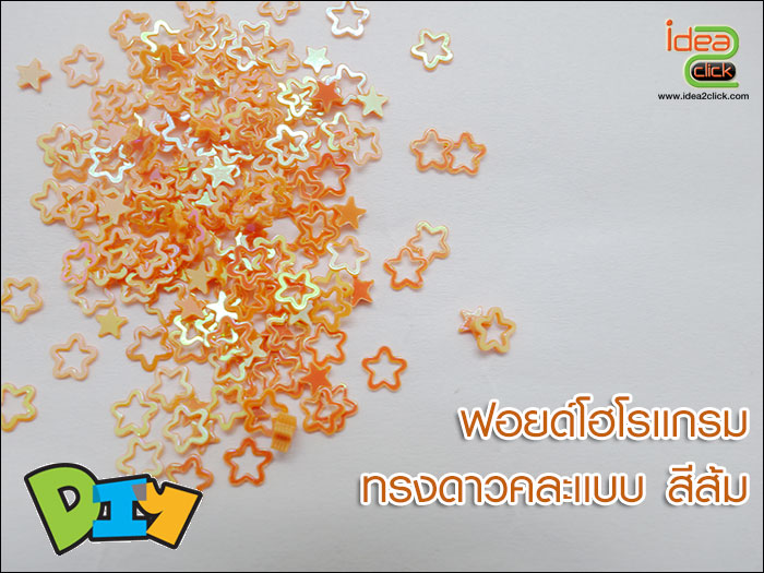 ฟอยด์โฮโลแกรม - ทรงดาวคละแบบ