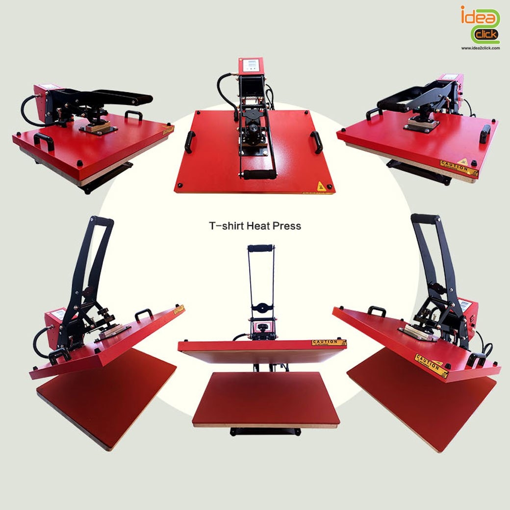Heat Press Machine 12 in 1 เครื่องรีดร้อนครบวงจร หน้ากว้าง 40x60