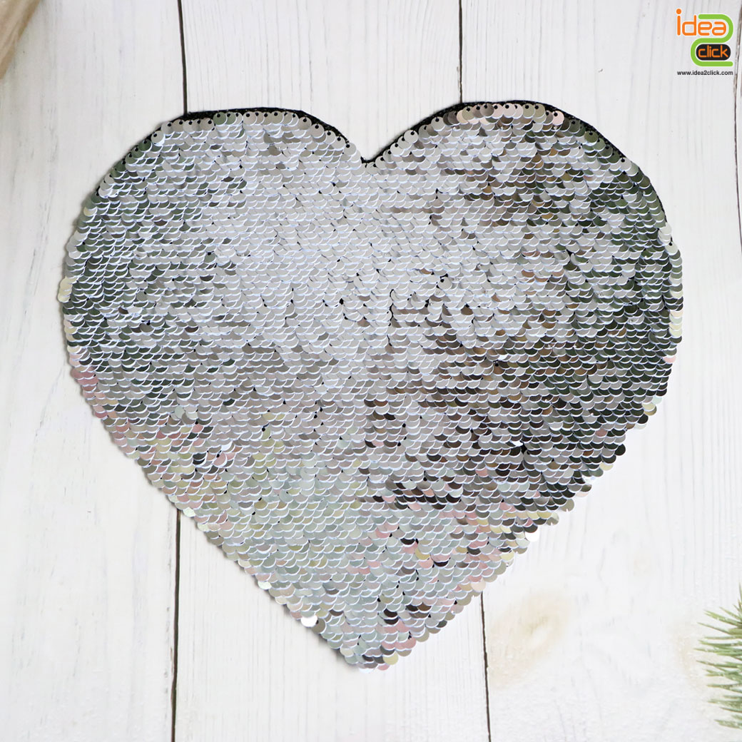 ที่ติดผ้าเลื่อมหัวใจ กาวฟลิปเลื่อม