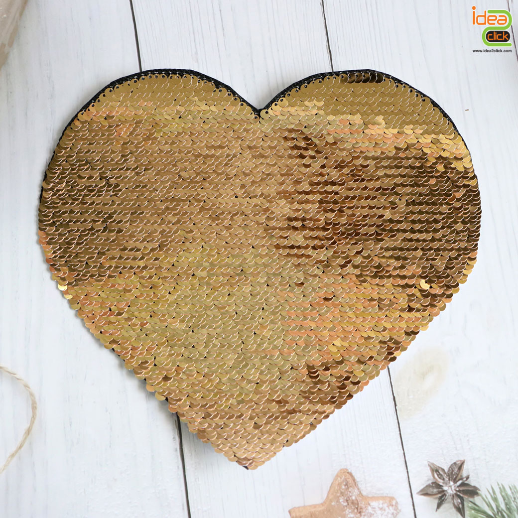 ที่ติดผ้าเลื่อมหัวใจ กาวฟลิปเลื่อม