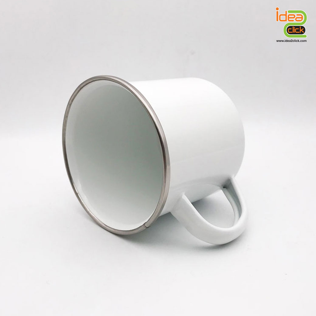 Stainless Enamel Mug แก้วสแตนเลส พิมพ์ภาพได้