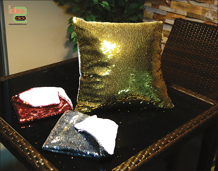 หมอนเลื่อม PILLOW COVERS พิมพ์ภาพได้