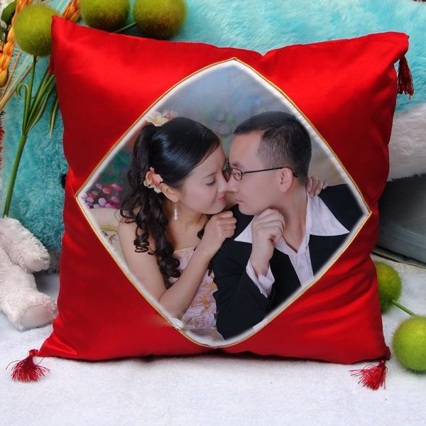 หมอนสี่เหลี่ยมพู่จีน พิมพ์ภาพได้