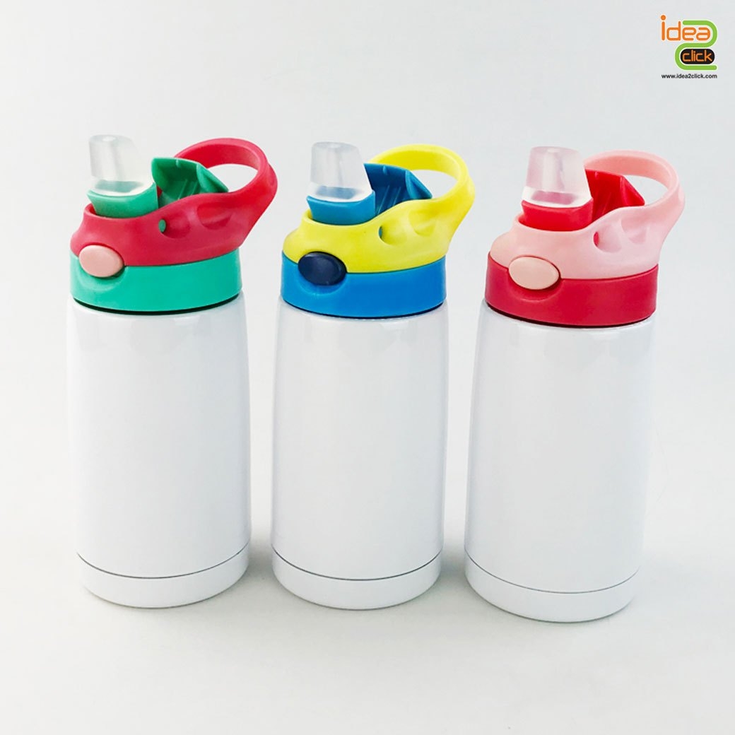 กระติกน้ำสแตนเลสพร้อมหลอด 350 ml. พิมพ์ภาพได้