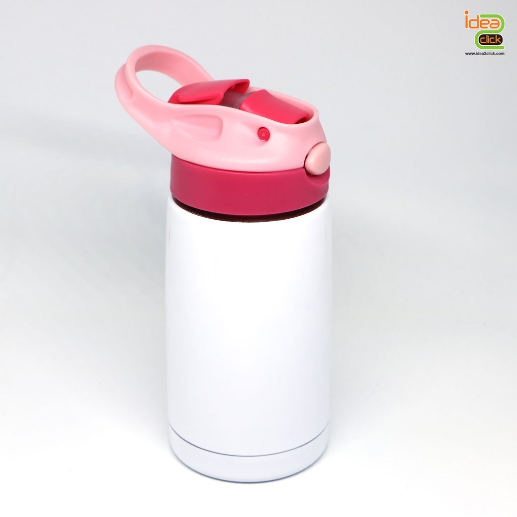 กระติกน้ำสแตนเลสพร้อมหลอด 350 ml. พิมพ์ภาพได้