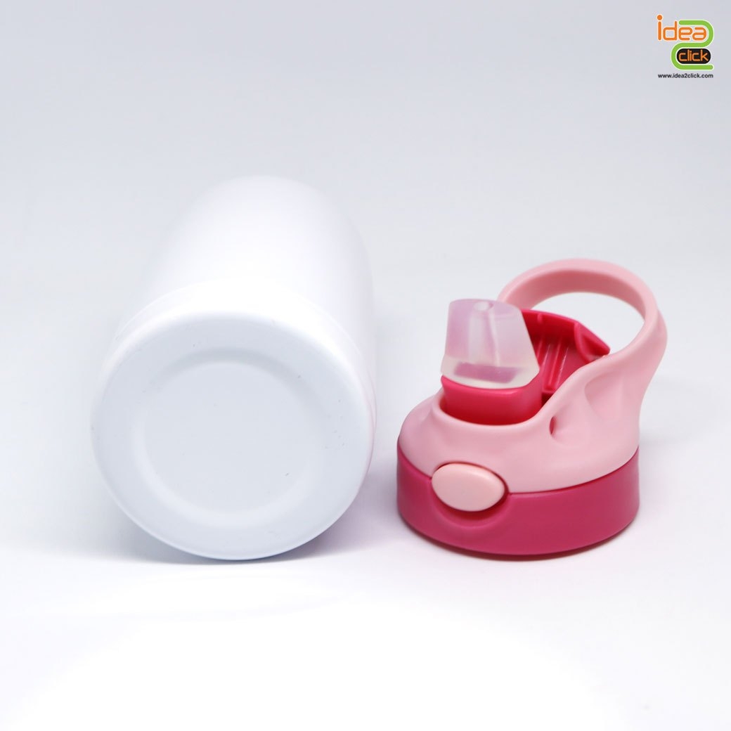 กระติกน้ำสแตนเลสพร้อมหลอด 350 ml. พิมพ์ภาพได้