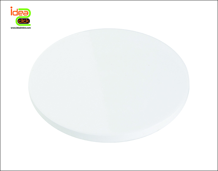 CERAMIC MUG COASTER แผ่นรองแก้วน้ำเนื้อเซรามิกทรงกลม