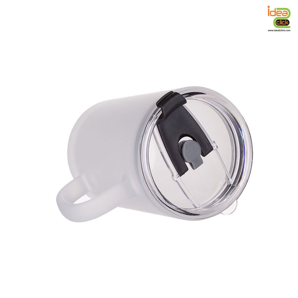 แก้วใสขุ่น มีหูจับ 13 oz. พิมพ์ภาพได้สวยงาม