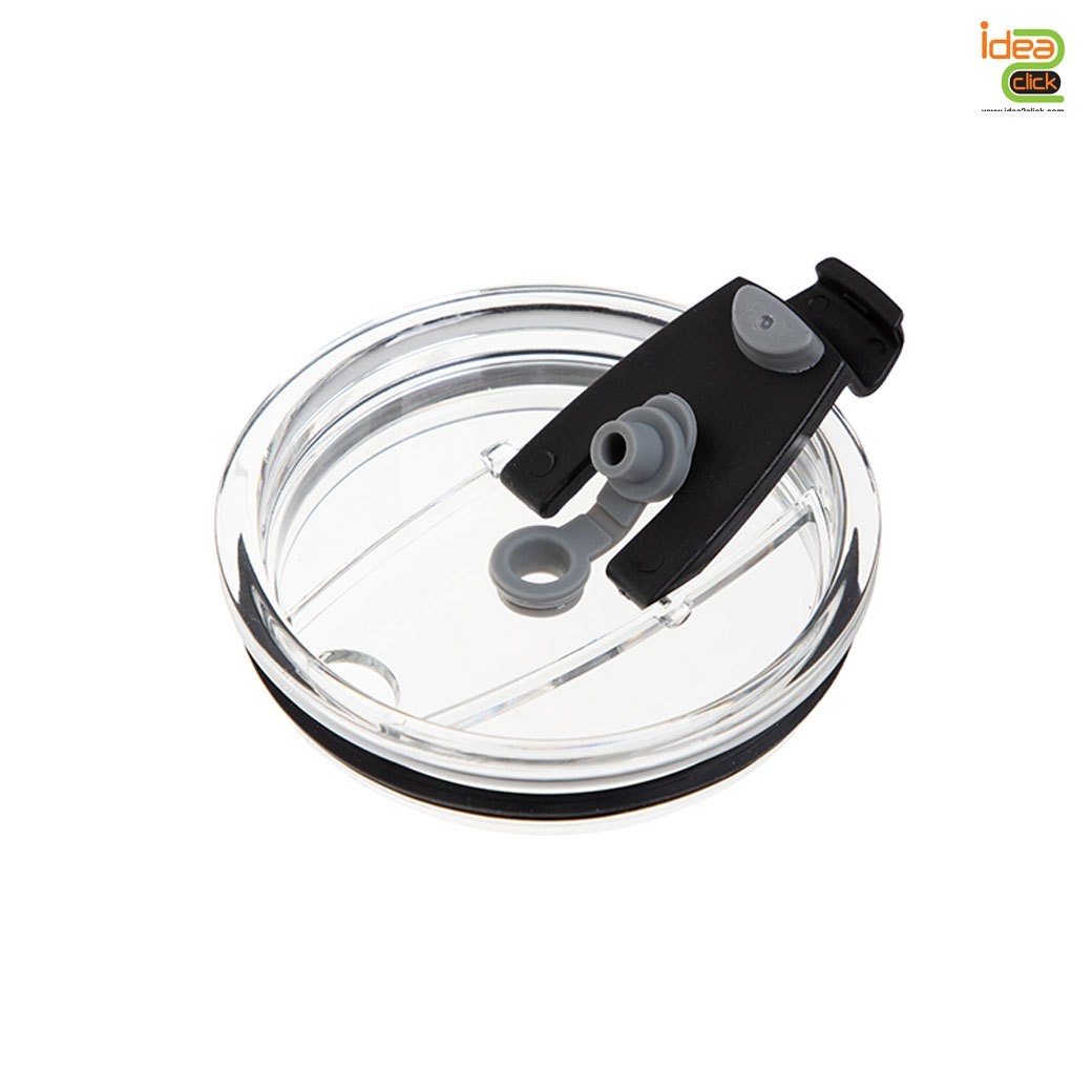 แก้วใสขุ่นทรงวีรุ่นมีฝาปิด-เปิดได้ 15 oz.พิมพ์ภาพได้สวยงาม