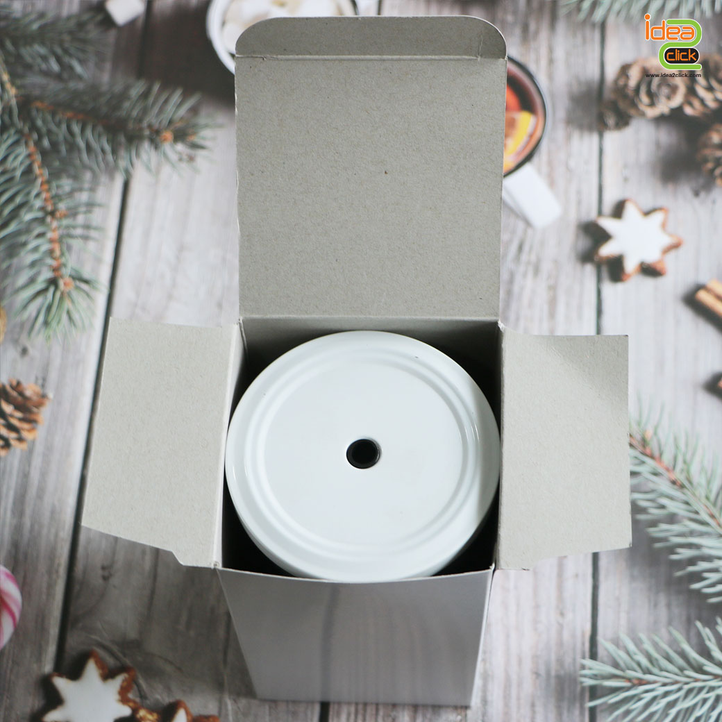 กล่องใส่แก้ว 16 ออนซ์ กระดาษการ์ดหนา 350 แกรม 