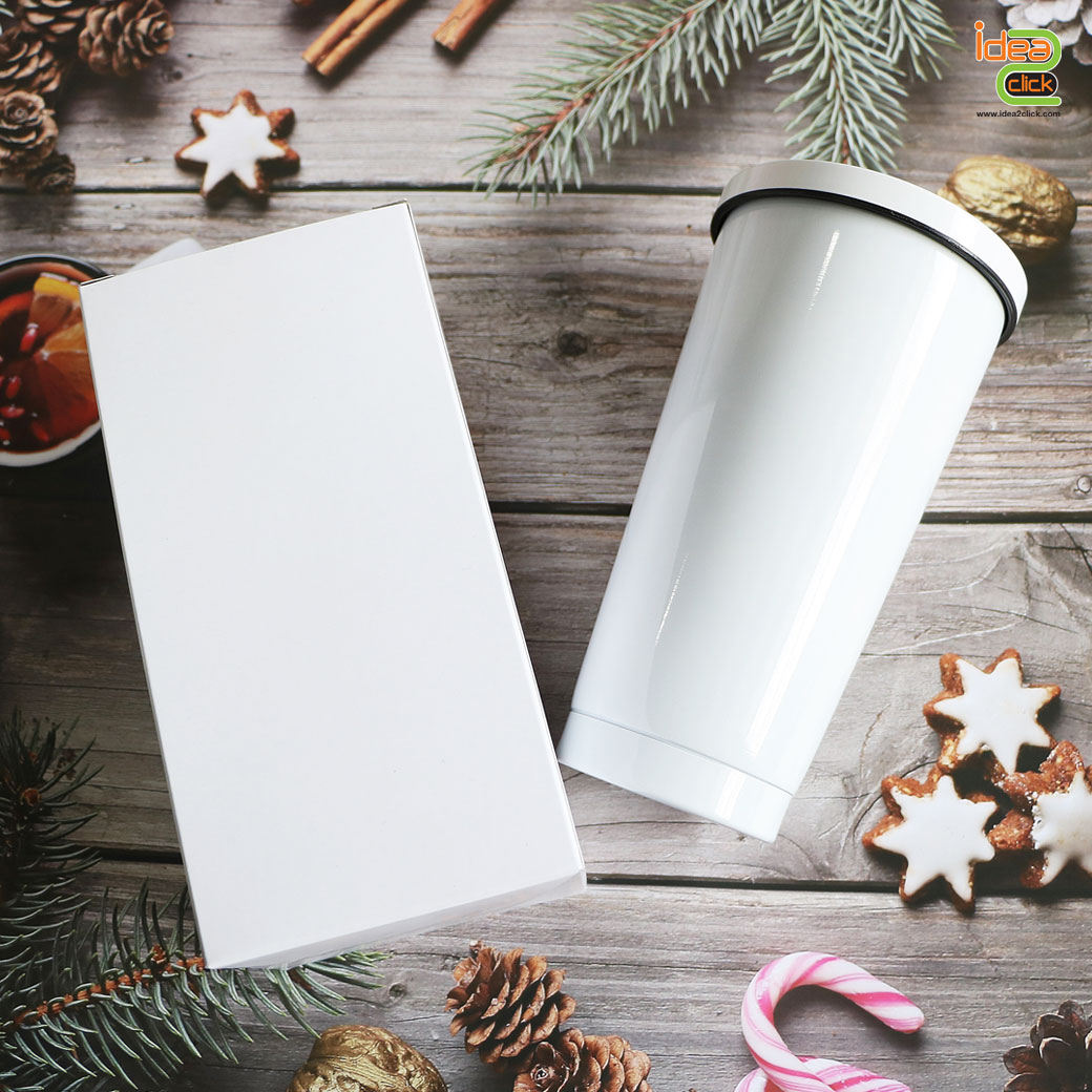 กล่องใส่แก้ว 16 ออนซ์ กระดาษการ์ดหนา 350 แกรม 