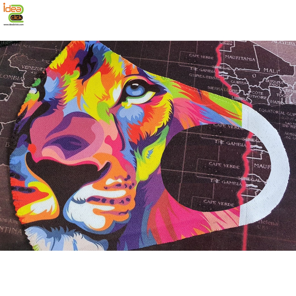 Nano 3D Mask หน้ากากผ้าแบบเก่า Nano คุณภาพเยี่ยม สีขาว สำหรับพิมพ์ภาพ หมึกซับสีสด สวยงาม