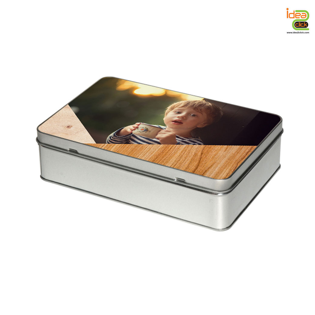 กล่องเอนกประสงค์ SUBLIMATION Metal Tin พิมพ์ภาพได้ตามต้องการ