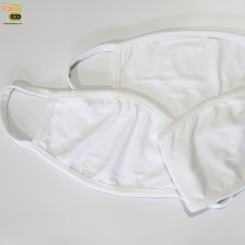 Mouth Mask หน้ากากผ้า หนา3ชั้น มีช่องใส่แผ่นกรอง พิมพ์ภาพได้ตามต้องการ