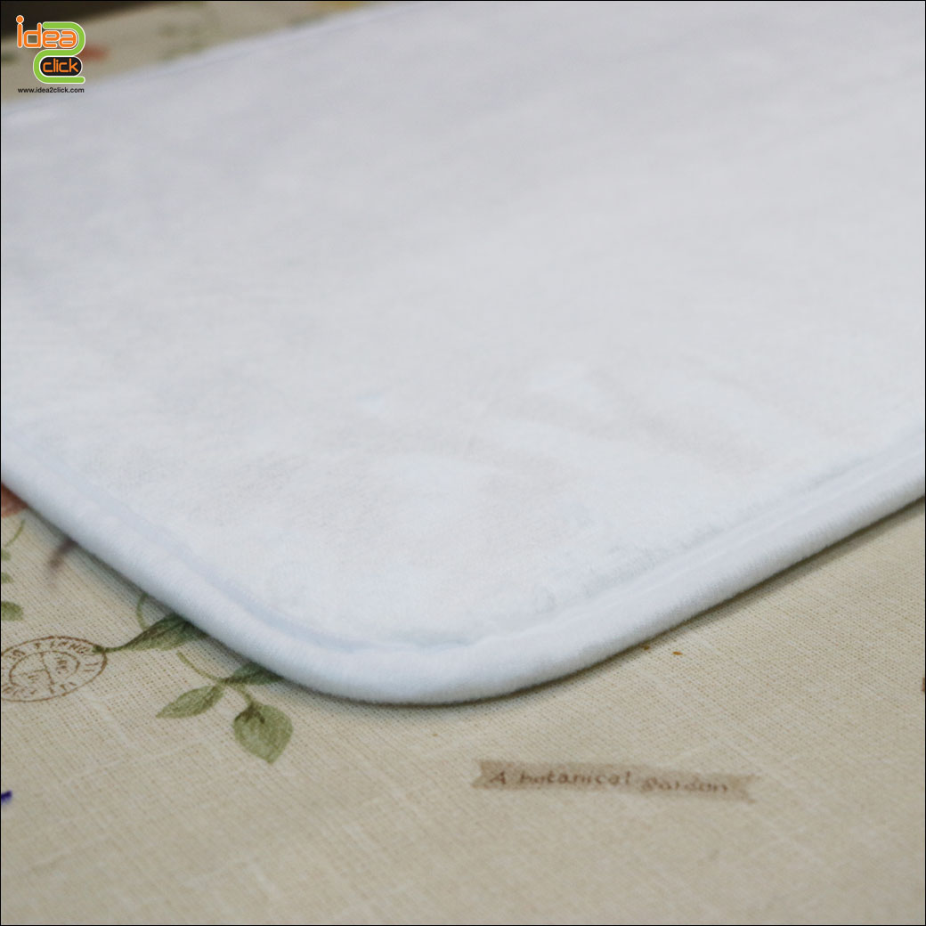 พรมเช็ดเท้าผ้าขนกำมะหยี่ พิมพ์ภาพได้สวยงาม..คมชัด