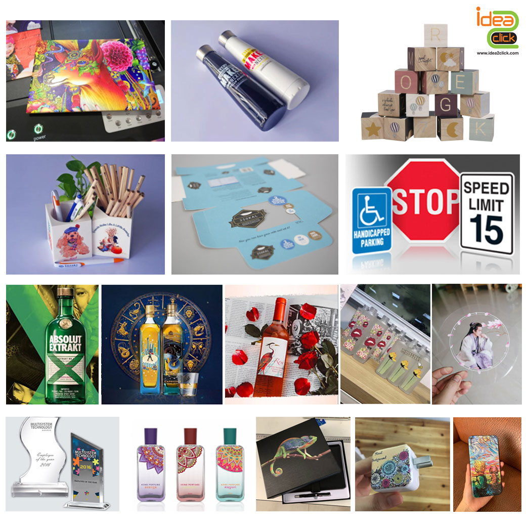 เครื่องพิมพ์ระบบยูวี 60x90 Digital Flatbed UV Printer with 3 Epson XP600 Printheads