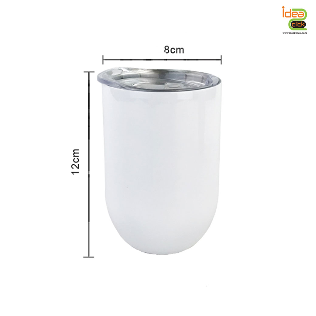 แก้วสแตนเลสทรงตัวยู (300 ml.) พิมพ์ภาพได้