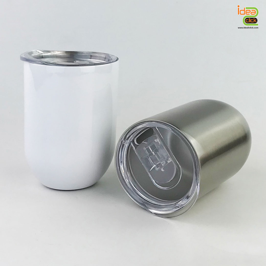 แก้วสแตนเลสทรงตัวยู (300 ml.) พิมพ์ภาพได้