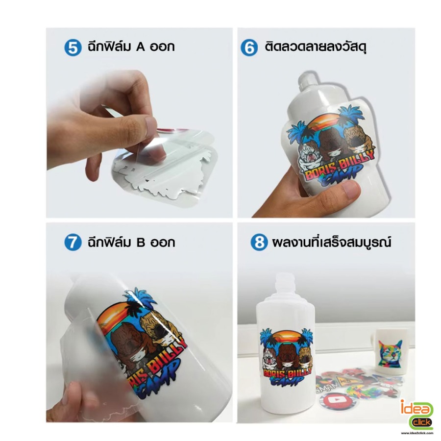 เครื่องพิมพ์ระบบยูวี UV+UV DTF All in 1 WITH CAMERA