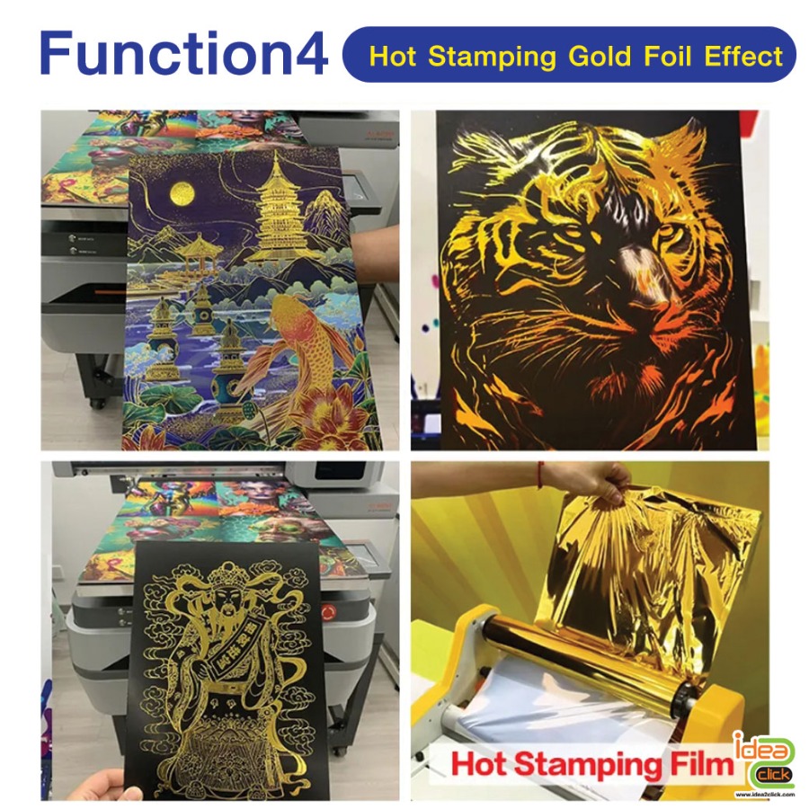 เครื่องพิมพ์ระบบยูวี UV+UV DTF All in 1 WITH CAMERA