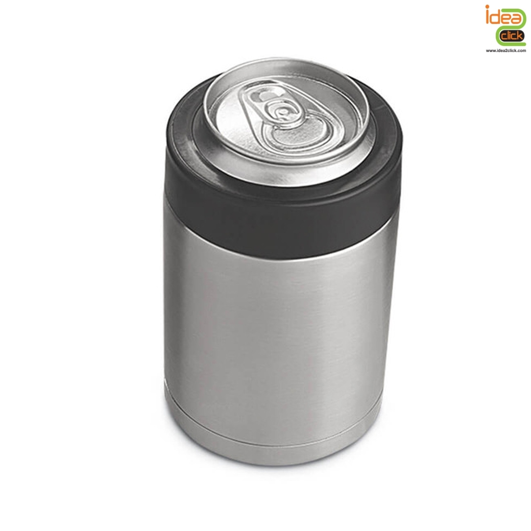 กระบอกสแตนเลส สีเงิน เก็บความเย็น ขนาด 12 oz./360 ml. พิมพ์ภาพได้