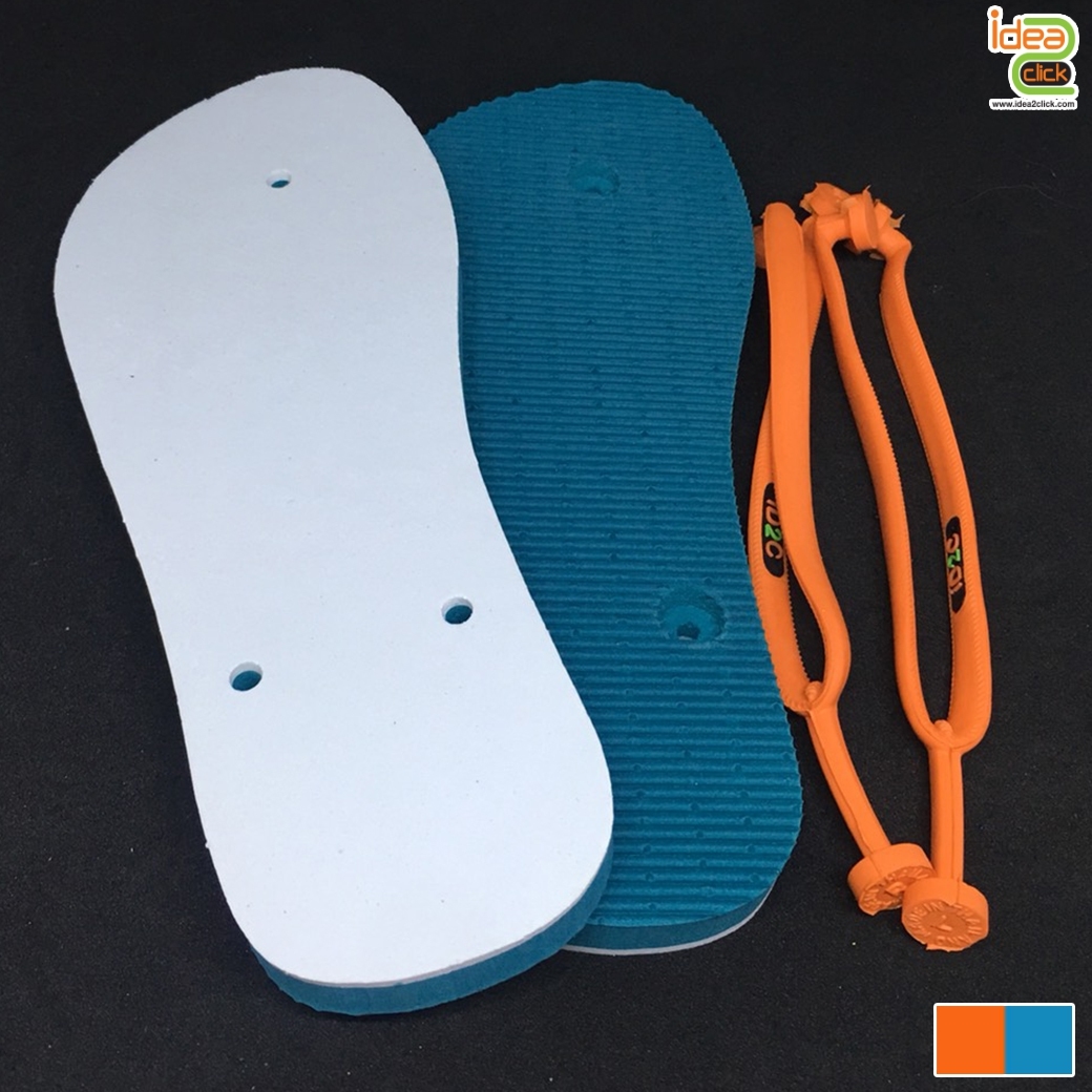 รองเท้าแตะผู้หญิง พิมพ์ภาพได้