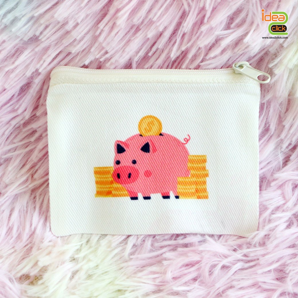 กระเป๋าใส่เหรียญใบจิ๋ว