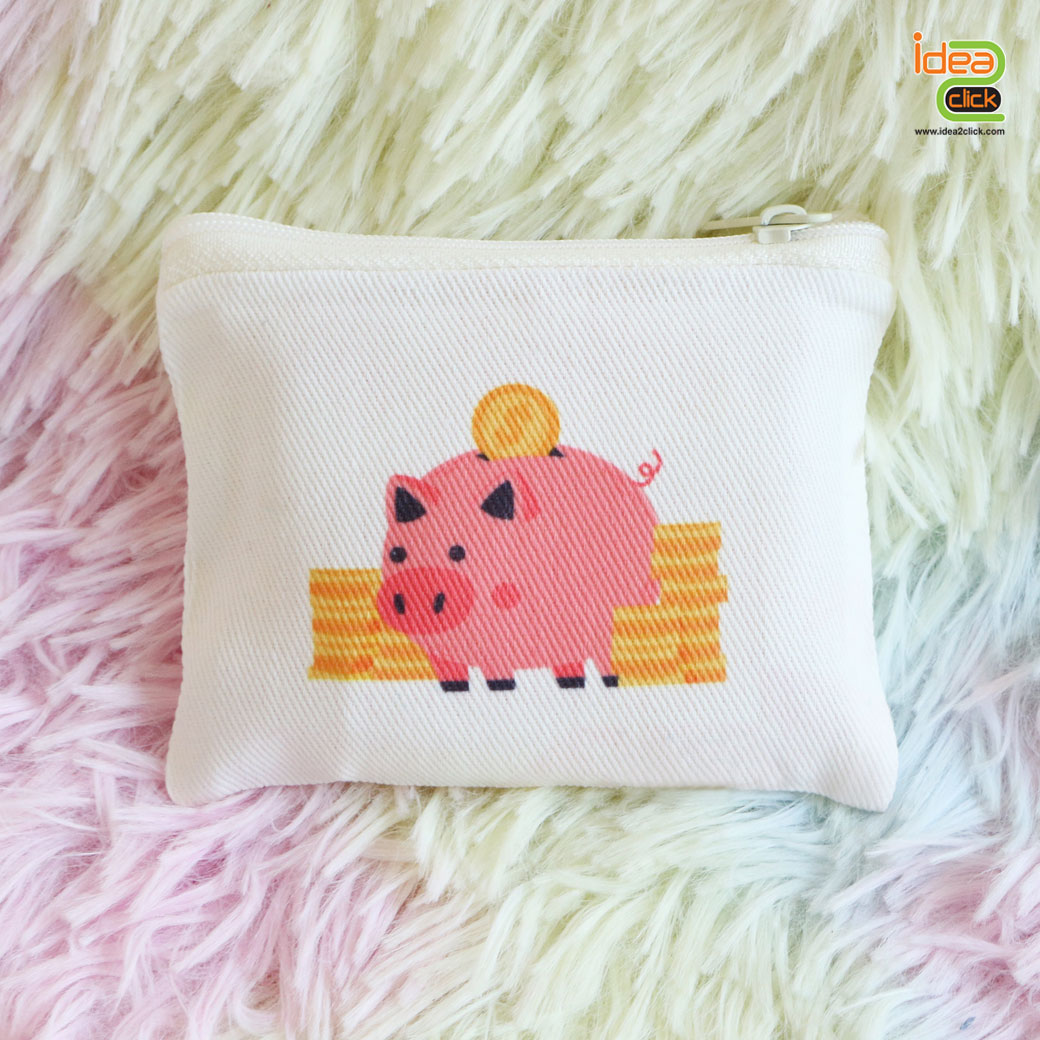 กระเป๋าใส่เหรียญใบจิ๋ว