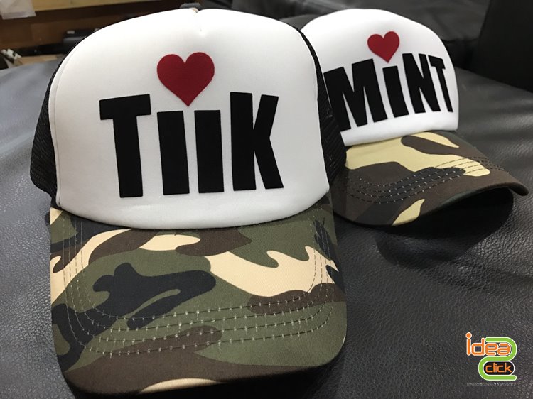 หมวกแก๊ปลายทหาร สุดเท่