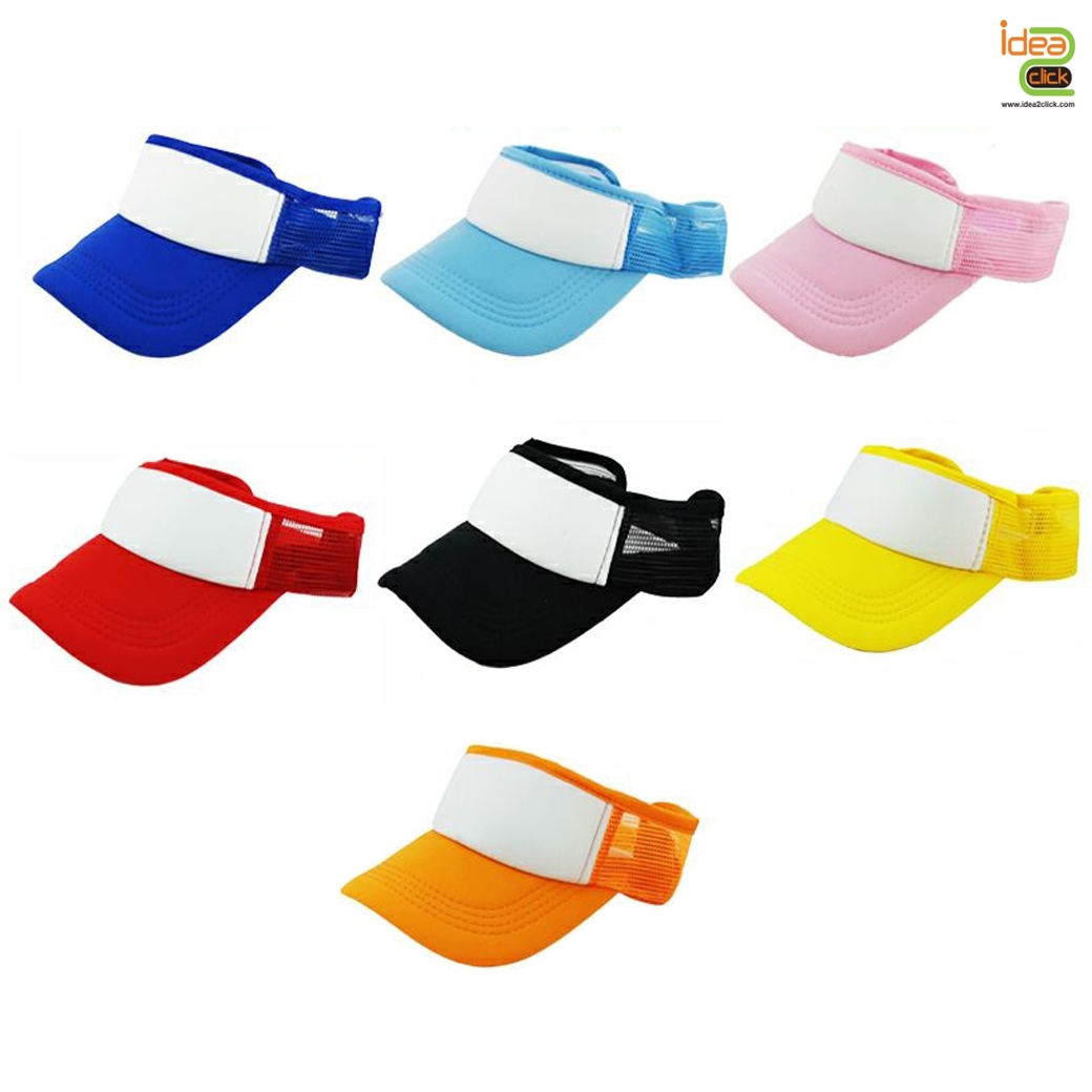 หมวกบังแดดแบบครึ่งหัว พิมพ์ภาพได้ 