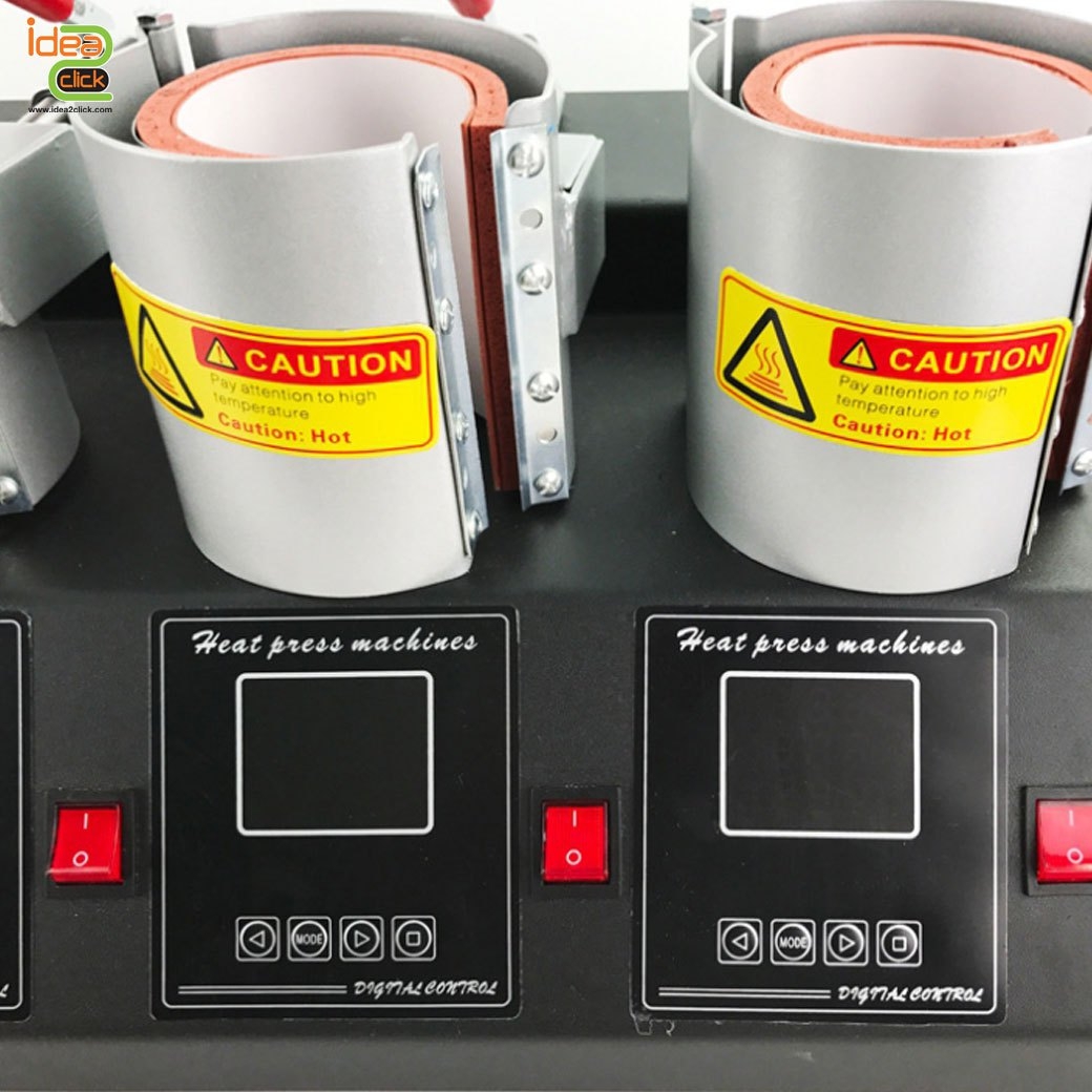 เครื่องสกรีนแก้ว 5 in 1 (มีโมลด์แยก 5 ช่อง)