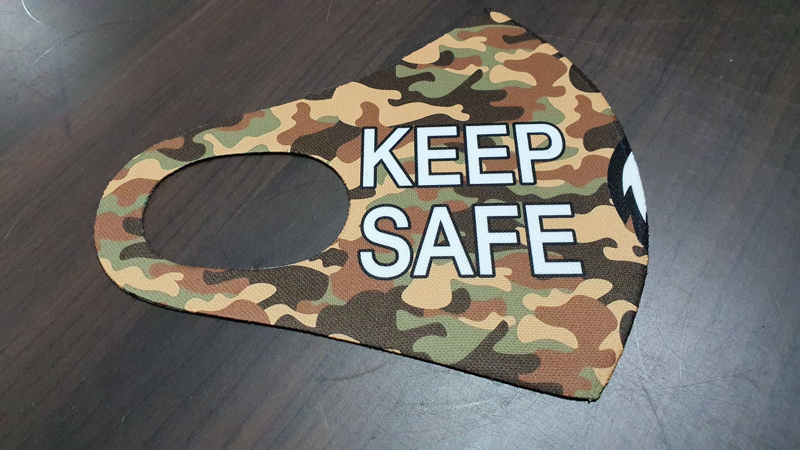 Nano 3D Mask หน้ากากผ้าแบบเก่า Nano คุณภาพเยี่ยม สีขาว สำหรับพิมพ์ภาพ หมึกซับสีสด สวยงาม