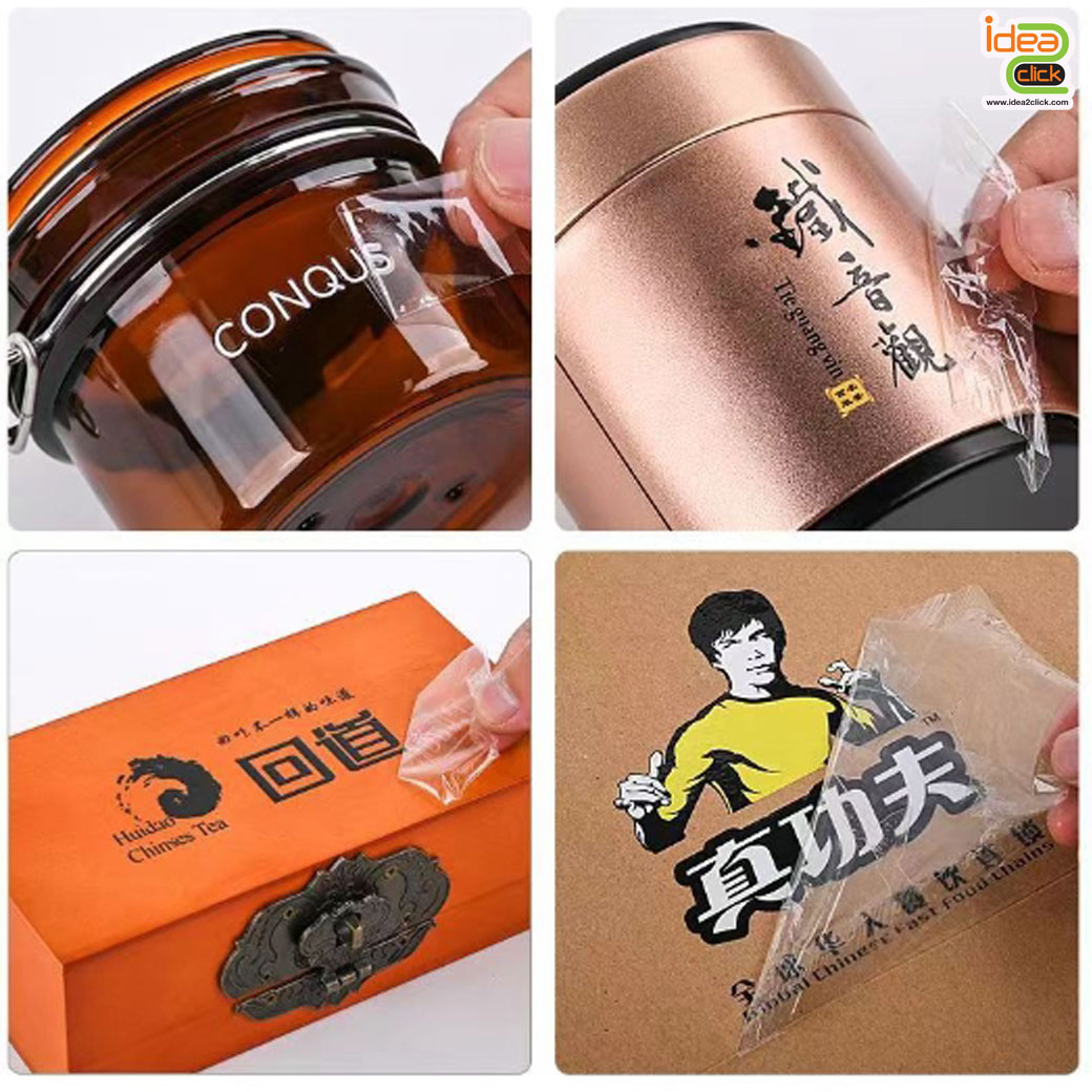 UV DFT A3 รับปริ้นท์งานโลโก้-ฉลากสินค้า ขนาด A3 ด้วยเครื่องพิมพ์ UV DFT A3 PRINTER