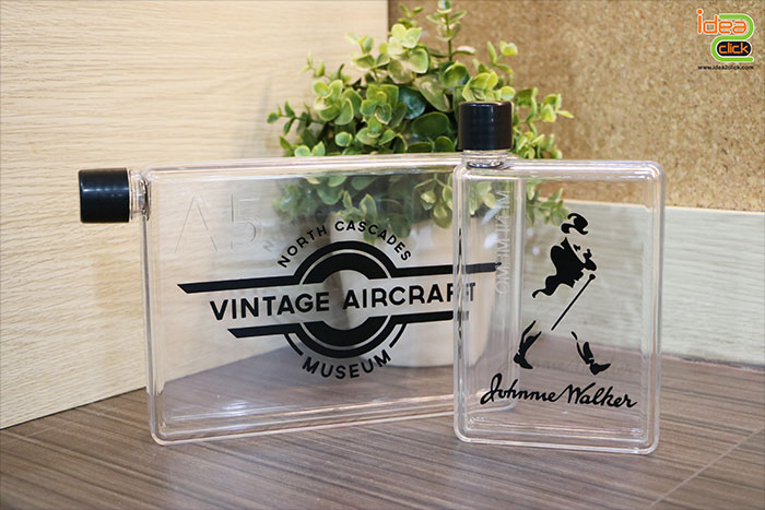 ฺBook Bottle กระบอกน้ำพลาสติกใส ทรงสมุด