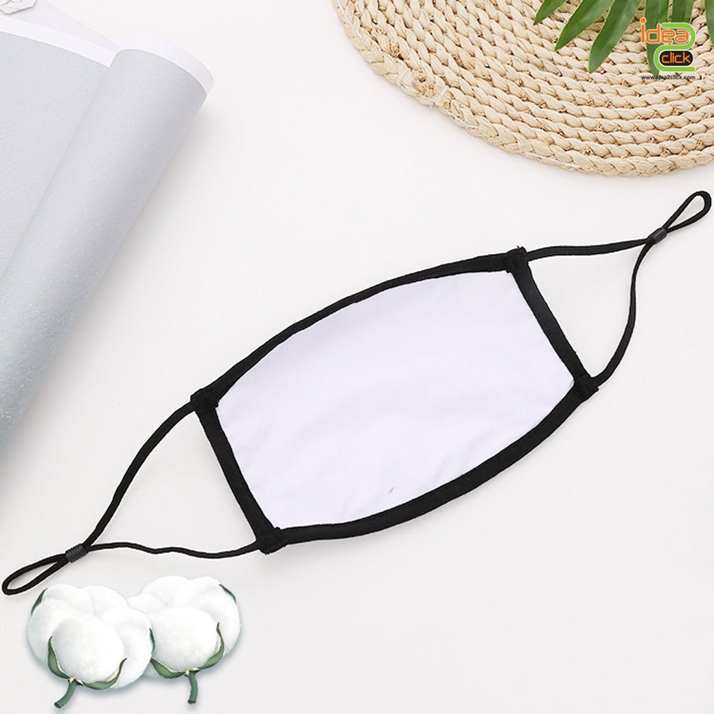 หน้ากากผ้าเลื่อม พิมพ์ภาพได้ตามต้องการ