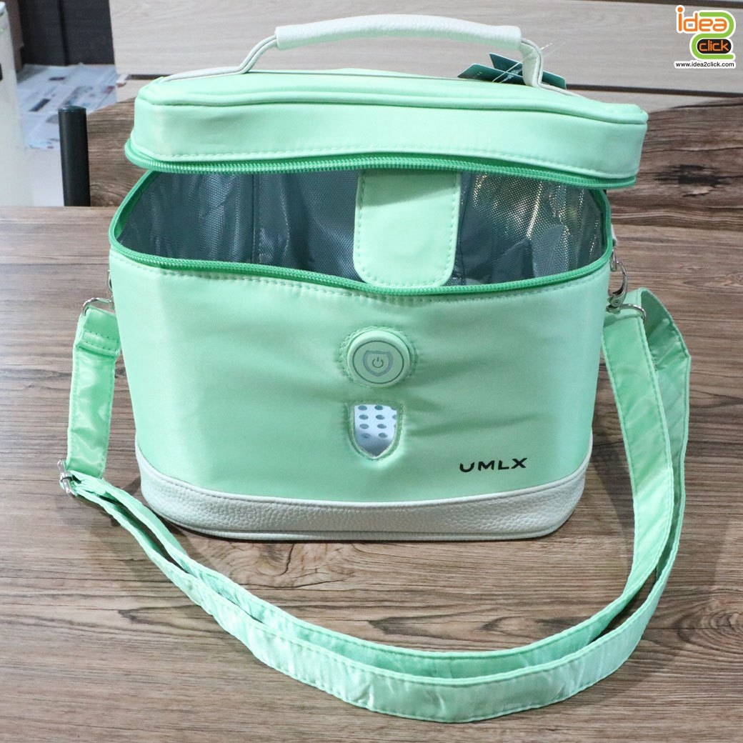 กระเป๋าฆ่าเชื้อ UV สีเขียว ฆ่าเชื้อโรคได้ 99.99%