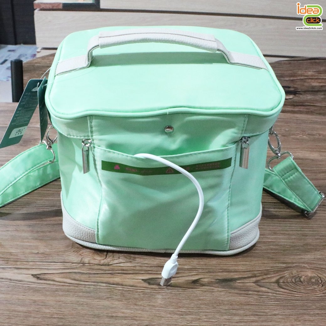 กระเป๋าฆ่าเชื้อ UV สีเขียว ฆ่าเชื้อโรคได้ 99.99%