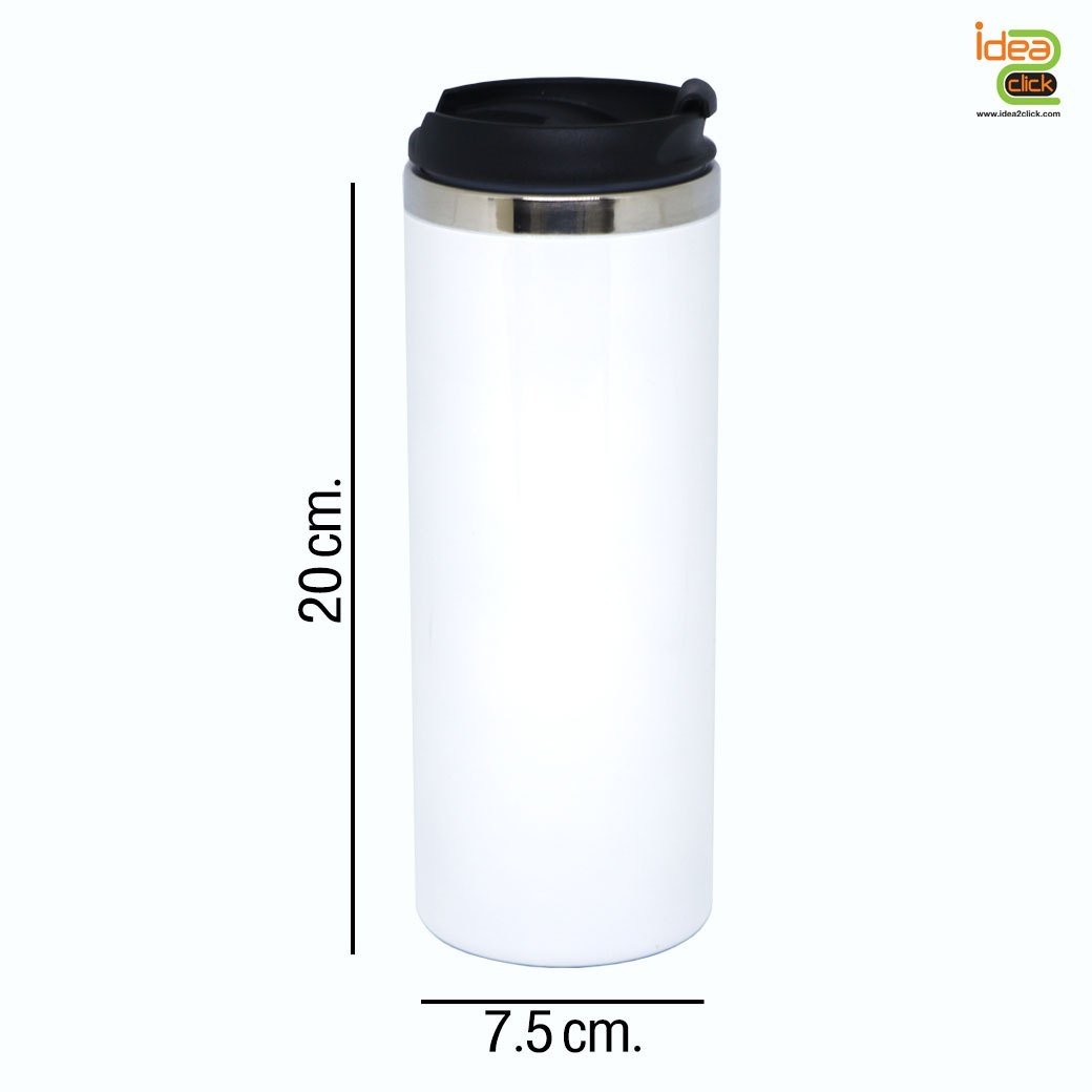 กระบอกสแตนเลสทรงสูง พิมพ์ภาพได้ 