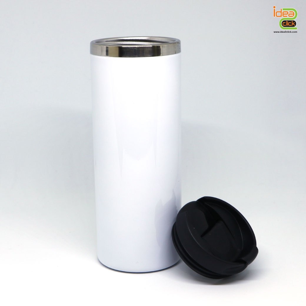 กระบอกสแตนเลสทรงสูง พิมพ์ภาพได้ 