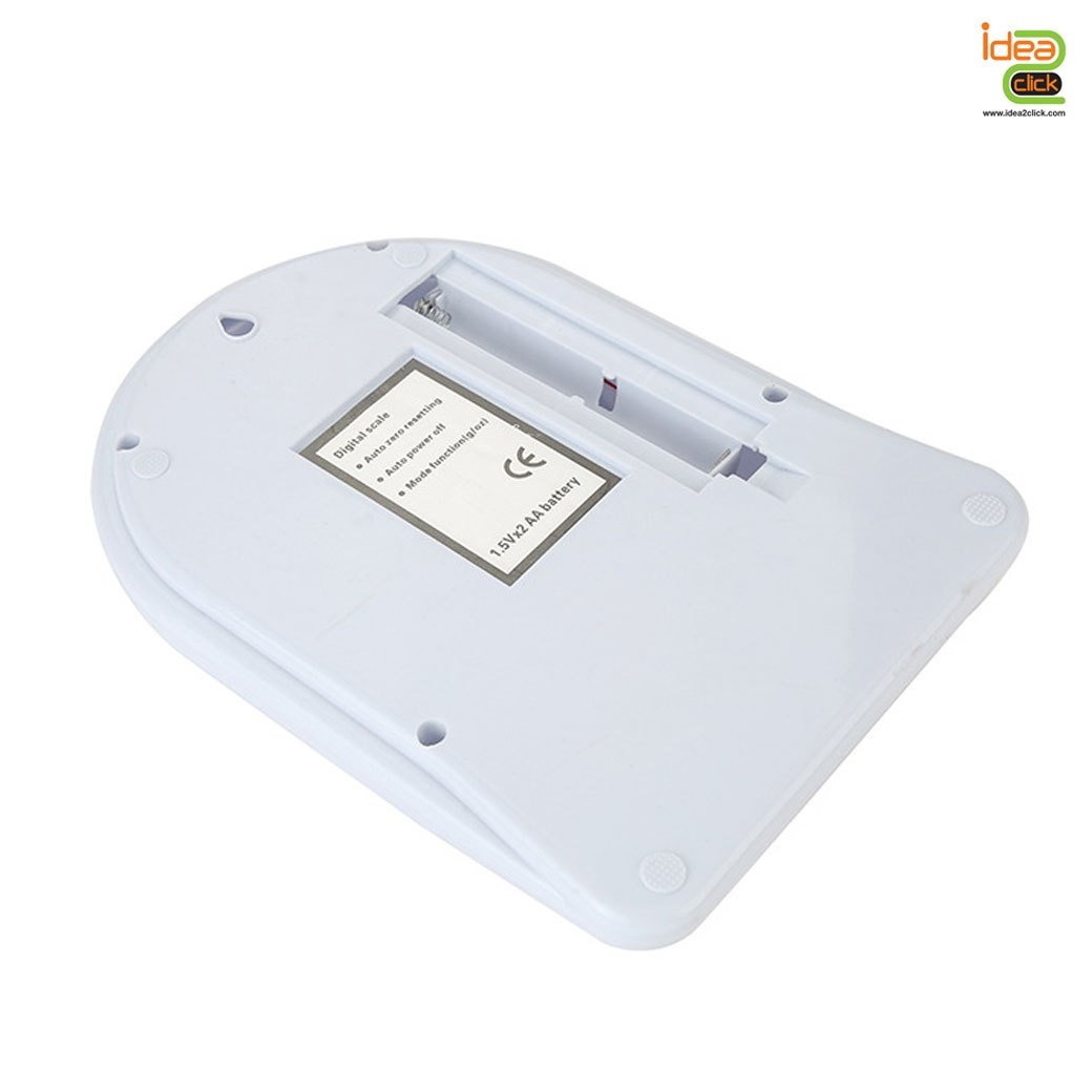 เครื่องชั่งดิจิตอล สีขาว