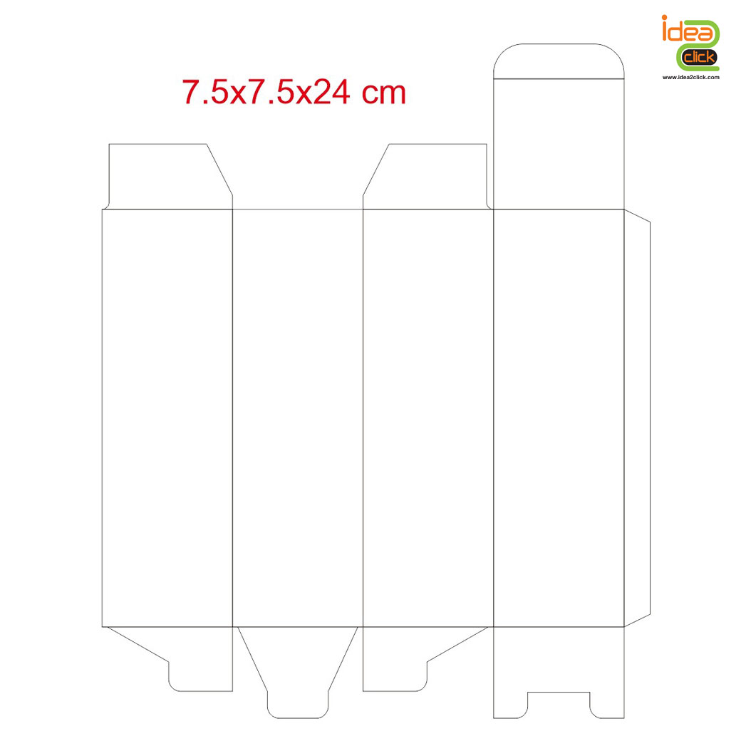 กล่องใส่กระบอก,ขวด 600 ml.  กระดาษการ์ดหนา 400 แกรม 