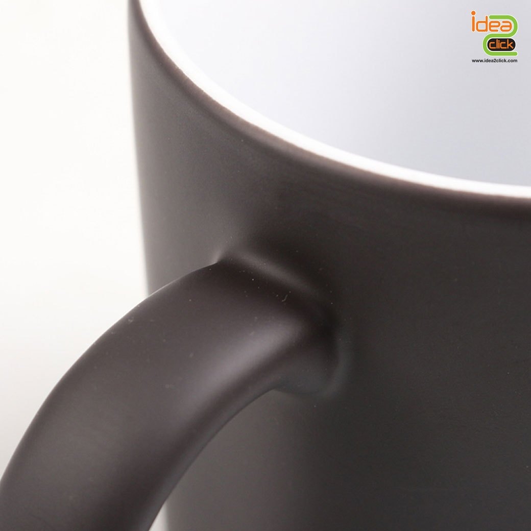 แก้วเปลี่ยนสีดำด้านเมื่อโดนความร้อน 11 oz. พิมพ์ภาพได้คมชัด