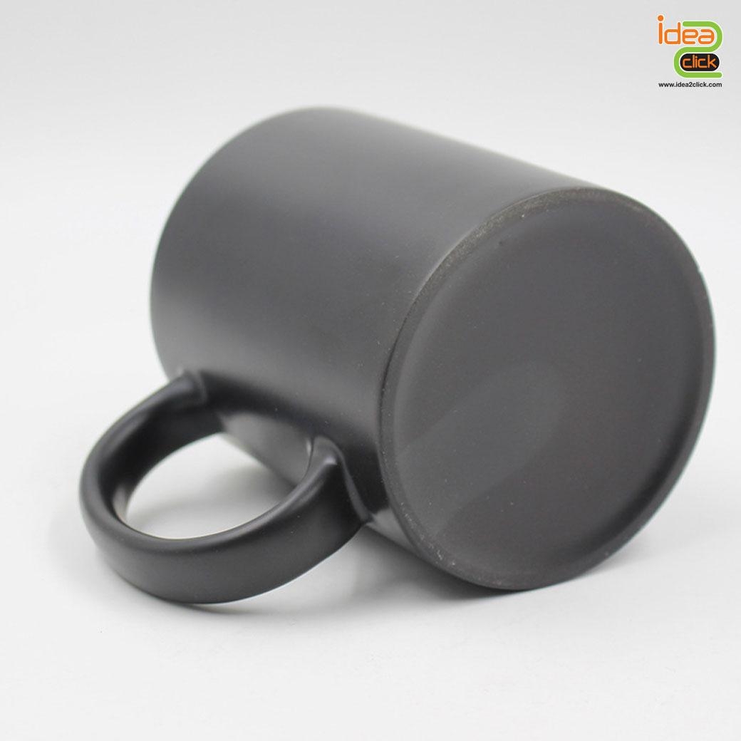 แก้วเปลี่ยนสีดำด้านเมื่อโดนความร้อน 11 oz. พิมพ์ภาพได้คมชัด