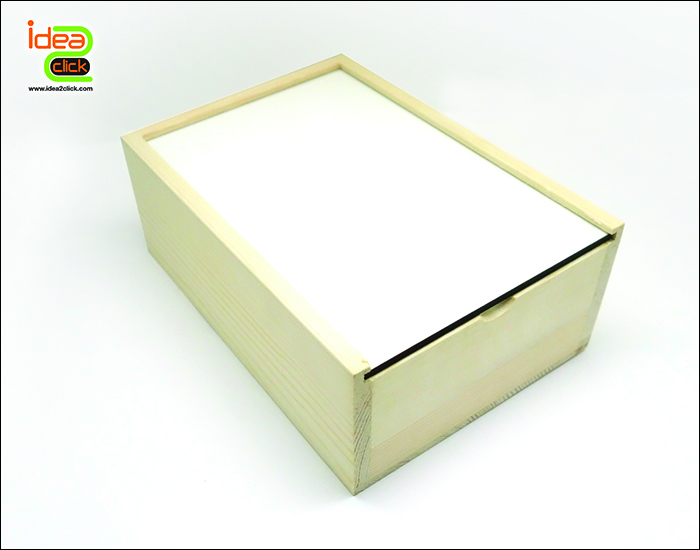 กล่องไม้ใส่ของเอนกประสงค์ Large Storage Box